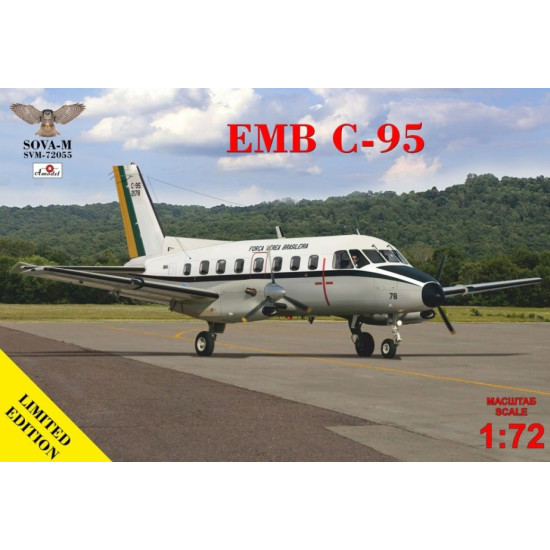 Sova Model 72055 1/72 C-95a Light Turboprop Transporter Plastic Model Kit