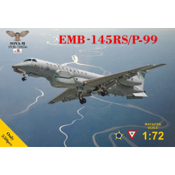 Sova Model 72056 1/72 Erj-145rs Reconnaisance Aircraft Plastic Model Kit
