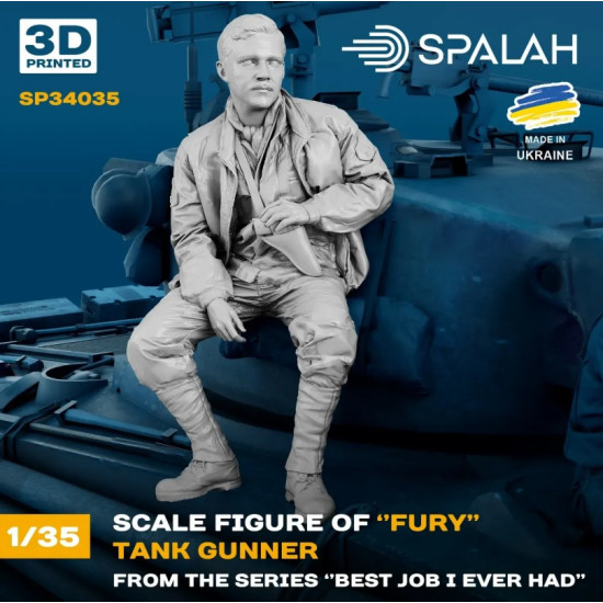 Spalah Sp34035 1/35 Tank Gunner Of Fury From The Series Best Job I Ever Had