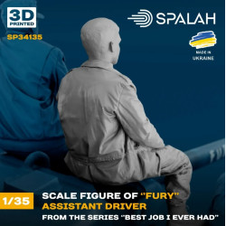 Spalah Sp34135 1/35 Assistant Driver Of Fury From The Series Best Job I Ever Had