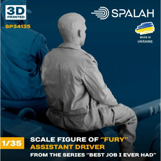 Spalah Sp34135 1/35 Assistant Driver Of Fury From The Series Best Job I Ever Had