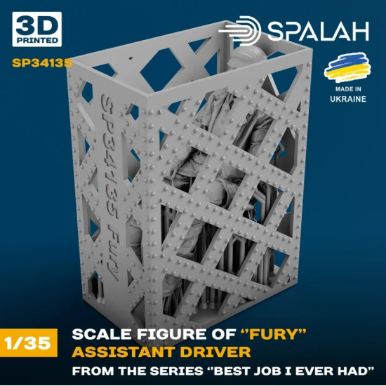 Spalah Sp34135 1/35 Assistant Driver Of Fury From The Series Best Job I Ever Had