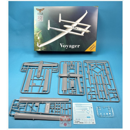 Sova Model 72058 1/72 Model 46 Voyager Plastic Model Kit