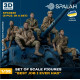 Spalah Sp34635 1/35 Set Of 5 Figures Best Job I Ever Had