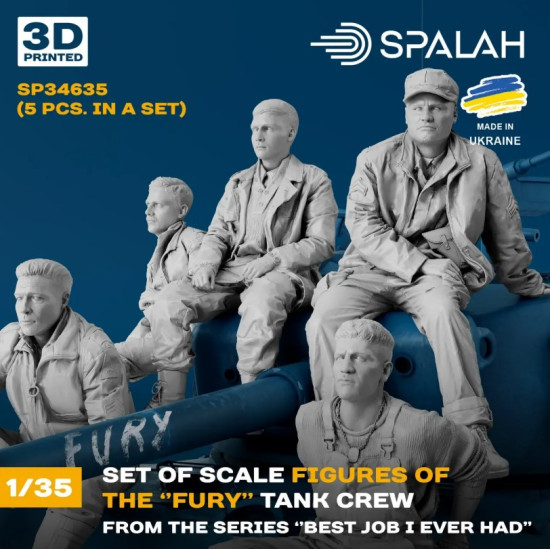 Spalah Sp34635 1/35 Set Of 5 Figures Best Job I Ever Had