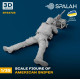 Spalah Sp34735 1/35 Figure American Sniper 3d Printed Scale Model Kit