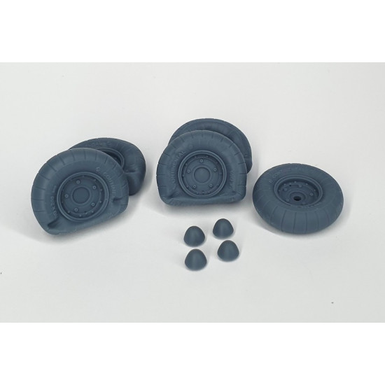 Pimp My Miniatures Afvs35-280 1/35 Vw Kubelwagen Ballon Road Wheels Flat Tires Type 3