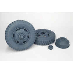 Pimp My Miniatures 16s-066 1/16 M3 Halftrack Early Front Wheels Weighted Type 1