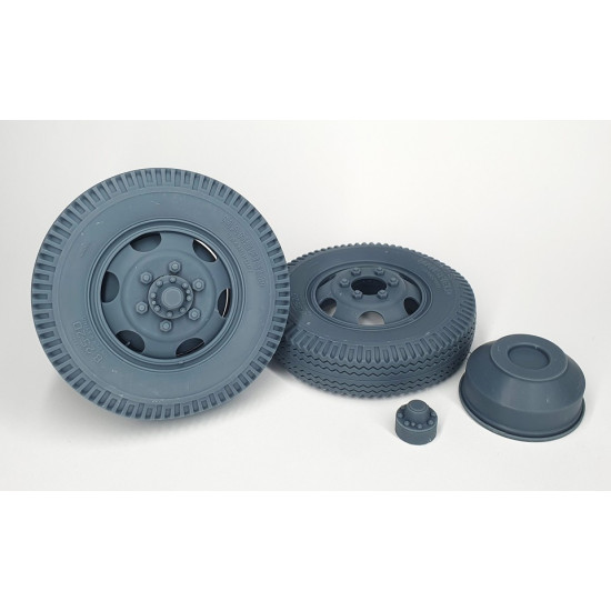 Pimp My Miniatures 16s-068 1/16 M3 Halftrack Early Front Wheels Weighted Type 3