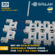Spalah Sp35135 1/35 Worcable Track Links For The T-64 Tank Family 180 Pcs