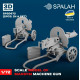 Spalah Sp20672 1/72 Scale Model Maxim Heavy Machine Gun 2 Pcs