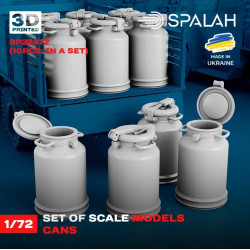 Spalah Sp22472 1/72 Set Of Scale Models Cans 10 Pcs