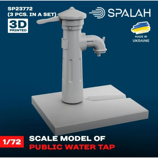 Spalah Sp23772 1/72 Scale Model Water Pump 3 Pcs