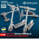 Spalah Sp24572 1/72 Set Of Scale Models Electric Scooter 4 Pcs