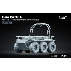 Scalex Vg-35011 1/35 Ugv Ratel H Robotic Logistics Platform/Tow Vehicle For Scale X