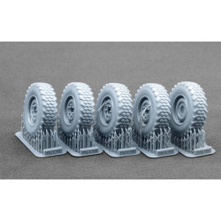 Scalex Wm-35046w 1/35 Unimog U1300l Mpt 80 Weighted Wheel Set For Revell