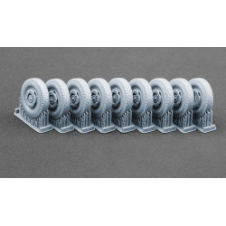 Scalex Ww-35010 1/35 Sd Kfz 234 Puma V1 Ordinary Wheel Set For Dragon Miniart Rfm Italeri Ak Interactive