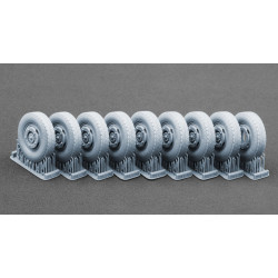 Scalex Ww-35012 1/35 Sd Kfz 234 Puma V3 Ordinary Wheel Set For Dragon Miniart Rfm Italeri Ak Interactive