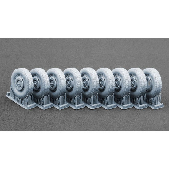 Scalex Ww-35012 1/35 Sd Kfz 234 Puma V3 Ordinary Wheel Set For Dragon Miniart Rfm Italeri Ak Interactive