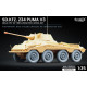 Scalex Ww-35012w 1/35 Sd Kfz 234 Puma V3 Weighted Wheel Set For Dragon Miniart Rfm Italeri Ak Interactive