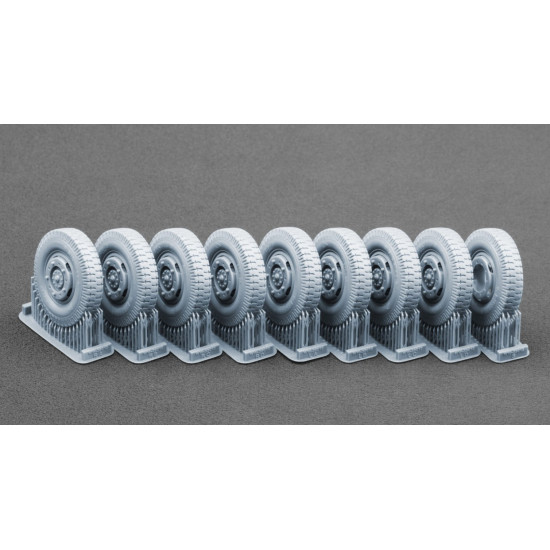 Scalex Ww-35013 1/35 Sd Kfz 234 Puma V3 Weighted Wheel Set For Dragon Miniart Rfm Italeri Ak Interactive