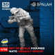 Spalah Sp28972 1/72 Set Of Figures Nato Assault Group