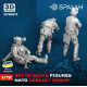 Spalah Sp28972 1/72 Set Of Figures Nato Assault Group