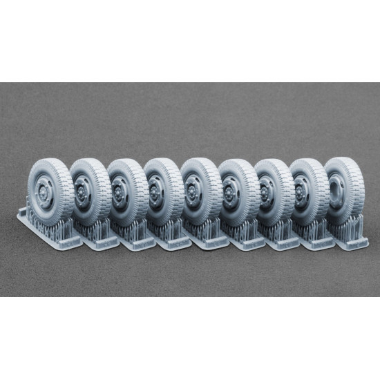 Scalex Ww-35013w 1/35 Sd Kfz 234 Puma V4 Weighted Wheel Set For Dragon Miniart Rfm Italeri Ak Interactive