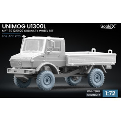 Scalex Wm-72017 1/72 Unimog U1300l Mpt 80 Ordinary Wheel Set For Ace