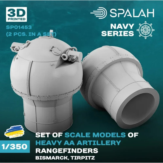Spalah Sp01453 1/350 Heavy Aa Artillery Rangefindersfor The Bismark Tirpitz 2pcs