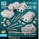 Spalah Sp01853 1/350 Main Armament 38 Cm Sk C/34 For Bismarck For Revell Kit