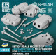 Spalah Sp01853 1/350 Main Armament 38 Cm Sk C/34 For Bismarck For Revell Kit
