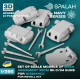 Spalah Sp02553 1/350 Main Armament 38 Cm Sk C/34 For Bismarck For Revell Kit