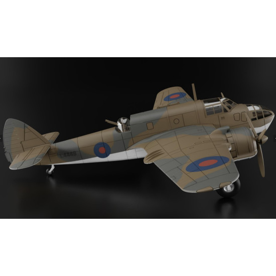 Metallic Details Mdr14462 1/144 Bristol Beaufort Mk.i Aircraft 3d Printed Model