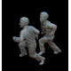 White Stork Miniatures F72165 1/72 Figures Running Boys From Resin 3d Printed