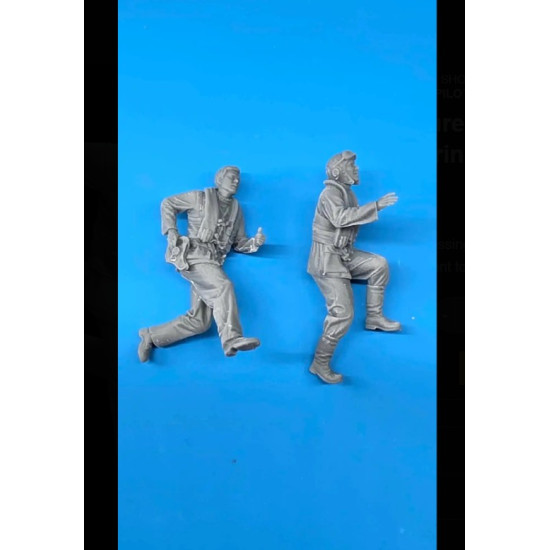 White Stork Miniatures F48023 1/48 Figures Alarm British Pilots During The Battle Of Britain From Resin 3d Printed
