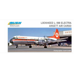 Rush Model Kits Rmkd144025 1/144 Lockheed L-188 Electra Ansett Air Cargo