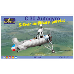 Lf Models Pe7289 1/72 C 30 Autogyro Silver Military Service Plastic Kit