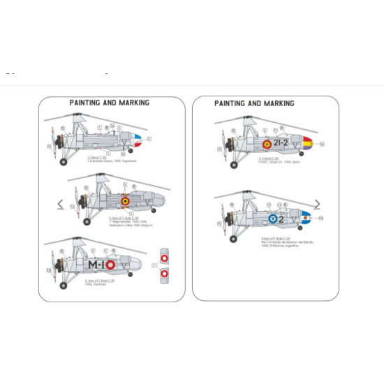 Lf Models Pe7289 1/72 C 30 Autogyro Silver Military Service Plastic Kit