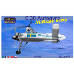Lf Models Pe7290 1/72 C 30 Autogyro Military Users Plastic Kit