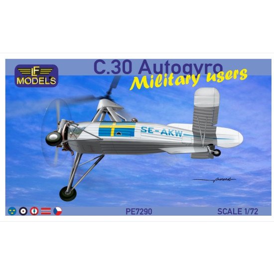 Lf Models Pe7290 1/72 C 30 Autogyro Military Users Plastic Kit