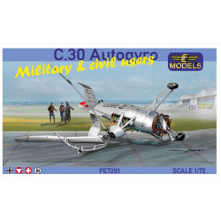 Lf Models Pe7291 1/72 C 30 Autogyro Military Civil Users Plastic Kit