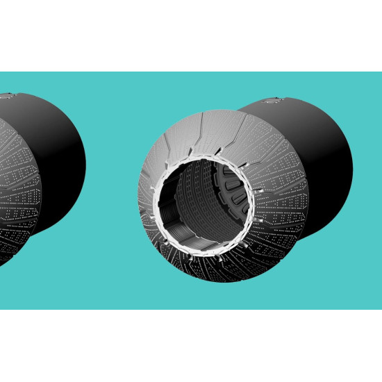 Rise144 Models Rm72032 1/72 F-14d Exhaust Open Tamiya