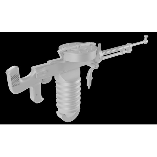 Metallic Details Mdr48318 1/48 7.62 Mm Degtyaryov Da Aircraft Machine Gun 4 Pcs