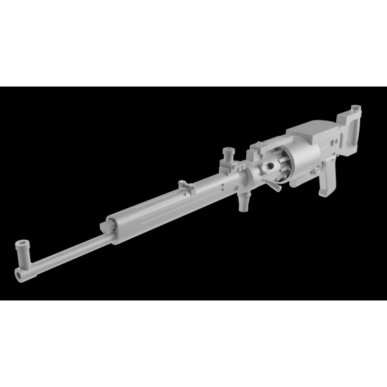 Metallic Details Mdr48319 1/48 7.62 Mm Shkas Aircraft Machine Gun 4 Pcs