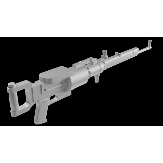 Metallic Details Mdr48319 1/48 7.62 Mm Shkas Aircraft Machine Gun 4 Pcs