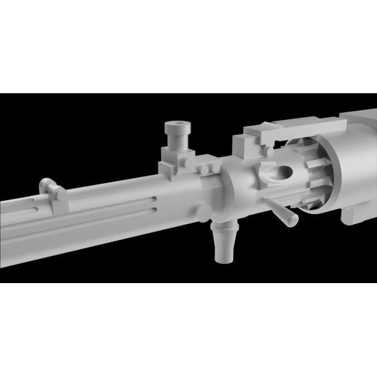 Metallic Details Mdr48319 1/48 7.62 Mm Shkas Aircraft Machine Gun 4 Pcs