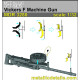 Metallic Details Mdr3280 1/32 Vickers F Aircraft Machine Gun 4 Pcs