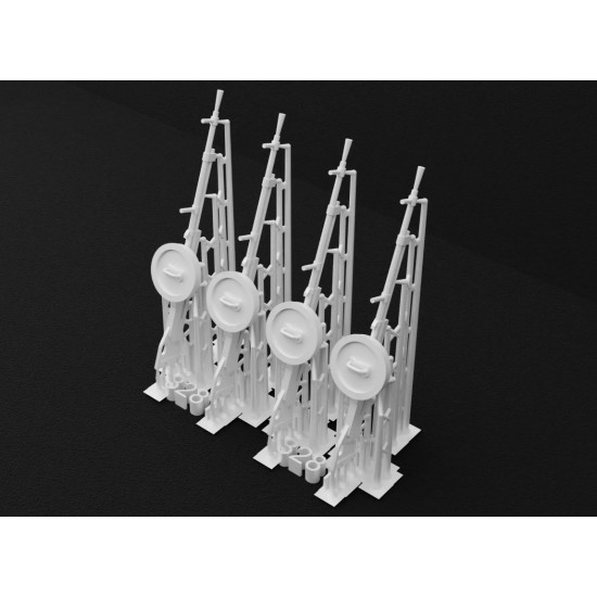 Metallic Details Mdr3281 1/32 7.92 Mm Wz.37 Aircraft Machine Gun 4 Pcs