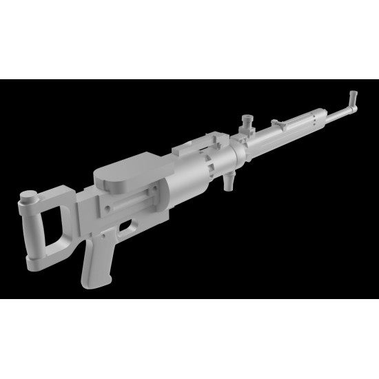 Metallic Details Mdr3284 1/32 7.62 Mm Shkas Aircraft Machine Gun 4 Pcs